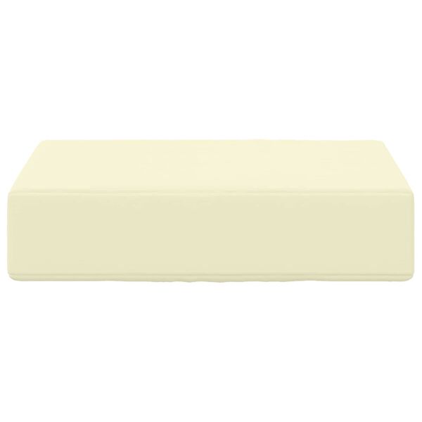 vidaXL Poduszka siedzeniowa na zewnątrz Kremowy 40 x 40 x 8 cm