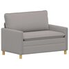 vidaXL Sofa jasnoszary 126 x 81 x 87,5 cm tkanina