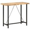 vidaXL Stolik barowy, 120x58x107 cm, surowe drewno mango