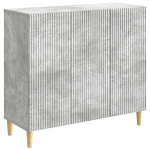 vidaXL Bufet Betonowy szary 89 x 34,5 x 80 cm Drewno inżynieryjne
