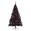 vidaXL Sztuczna choinka z oświetleniem na Boże Narodzenie 180 cm PVC