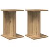 vidaXL Stojak na rośliny 2 pcs Dąb Rzemieślniczy 25 x 25,5 x 40,5 cm