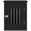vidaXL Kojec dla psa, czarny, 55x75x65 cm, materiał drewnopochodny