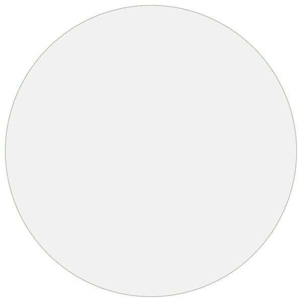 vidaXL Mata ochronna na st&oacute;ł, przezroczysta, &Oslash; 70 cm, 1,6 mm, PVC