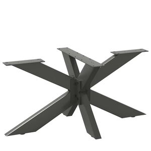 vidaXL Noga stolika kawowego Pająk Kształt Antracyt 98x58x(42-43) cm Stal