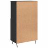 vidaXL Highboard Czarny 60 x 36 x 110 cm Materiał drewnopochodny