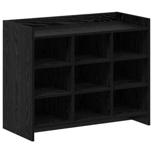 vidaXL Szafka na buty Czarny dąb 85 x 39,5 x 70 cm Drewno inżynieryjne