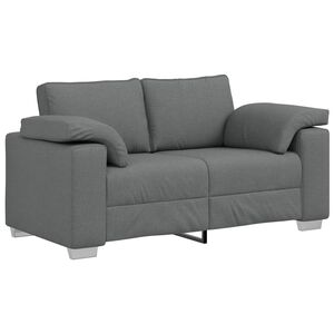 vidaXL Sofa Ciemnoszary 160 x 80 x 82 cm tkanina