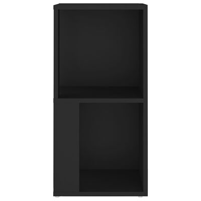 vidaXL Szafka narożna, czarna, 33x33x67 cm, materiał drewnopochodny