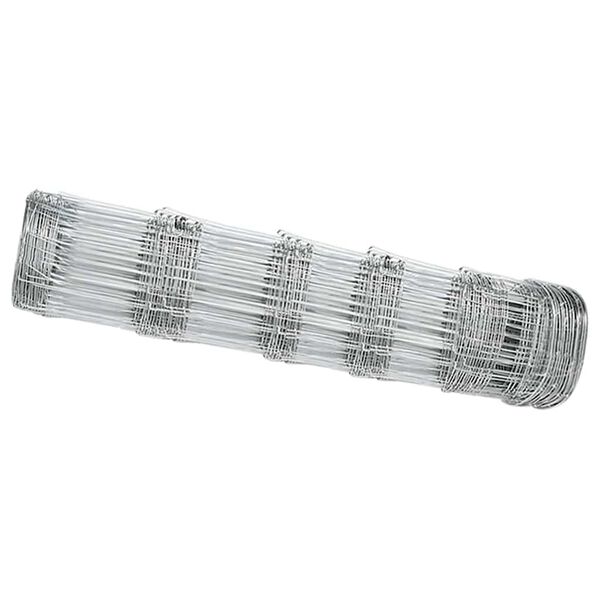 vidaXL Ogrodzenie pastwiskowe Srebrny 50 x 0,8 m Stal galwanizowana