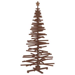 vidaXL Drewniana choinka KOTKA 180 cm Lite drewno sosnowe