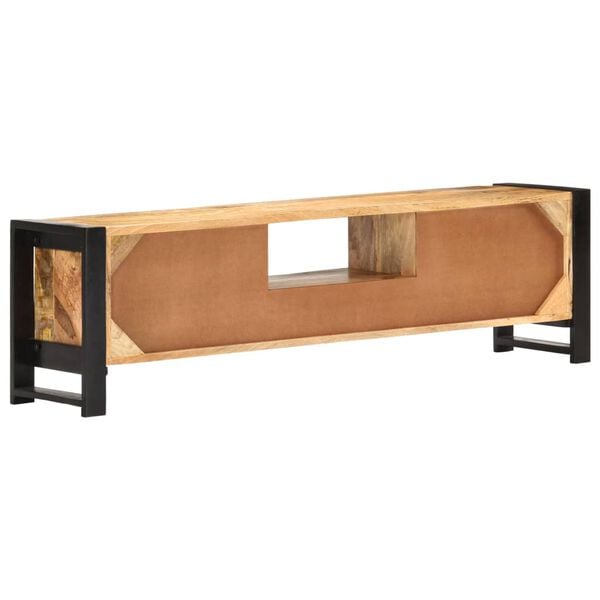 vidaXL Szafka pod TV, 140x30x40 cm, surowe drewno mango
