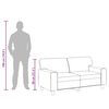 vidaXL 2-osobowa sofa, szary, 120 cm, sztuczna sk&oacute;ra