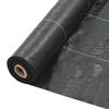 vidaXL Mata szk&oacute;łkarska, agrotkanina PP, 1x50 m, czarna