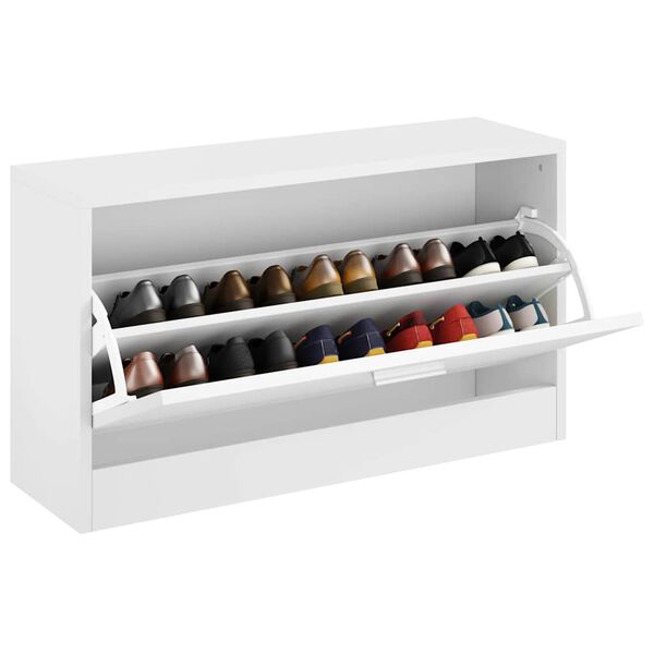 vidaXL Szafka na buty 80x24x45 cm biała