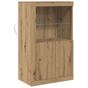 vidaXL Komoda LED 60,5 x 37 x 100 cm Drewno inżynieryjne