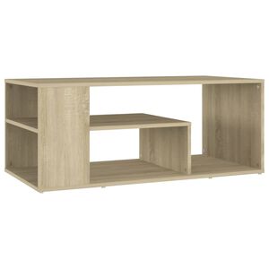 vidaXL Stolik kawowy, dąb sonoma 100x50x40 cm materiał drewnopochodny