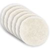 vidaXL Poszewka na poduszkę 6 pcs HEERLEN Biały &Oslash; 50 cm Fleece PV