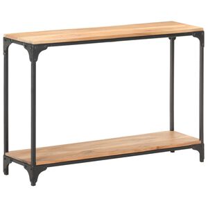 vidaXL Stolik typu konsola, 110 x 30 x 75 cm, lite drewno akacjowe