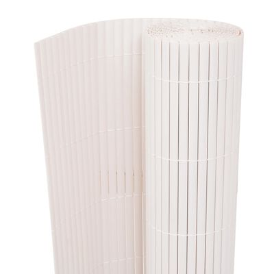 vidaXL Ogrodzenie dwustronne, 90x500 cm, białe