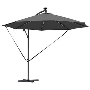 vidaXL Parasol plażowy 294 x 294 x 248 cm Poliester i aluminium