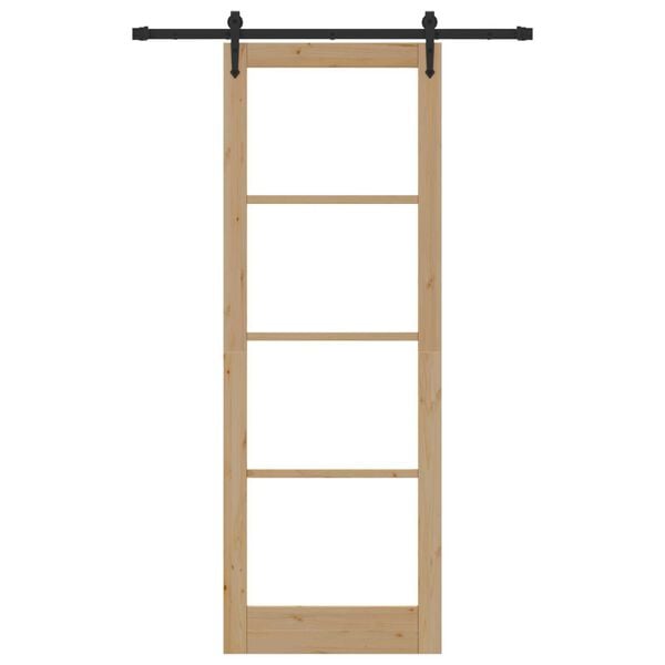 vidaXL Drzwi przesuwne ORKDAL Naturalny 83 x 232 cm