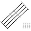 vidaXL Krata zabezpieczająca do okien z 4 poprzeczkami 3 pcs 93-174 cm