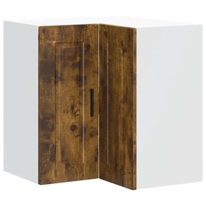 vidaXL Szafka ścienna narożna kuchenna, Porto, przydymiony dąb