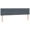 vidaXL Ł&oacute;żko typu Box Spring z materacem Ciemnoszary 180x220cm Aksamit