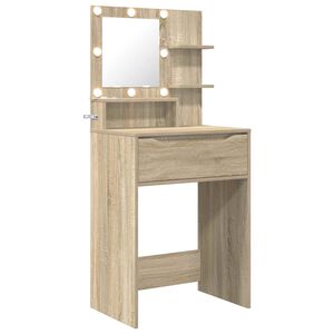vidaXL Toaletki do sypialni Dąb Sonoma 80 x 39,6 x 135 cm