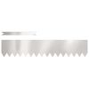 vidaXL Krawężnik do trawnika 50 szt. 100 x 0.05 x 20 cm Srebrny