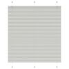 vidaXL Roleta plisowana jasnoszara 120x100cm Szerokość tkaniny 119,4cm