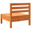 vidaXL Ogrodowa sofa bez podłokietnik&oacute;w, woskowy brąz, lita sosna