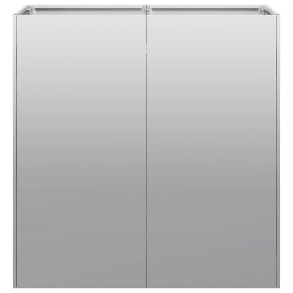 vidaXL Doniczka 80x40x80 cm Stal ocynkowana