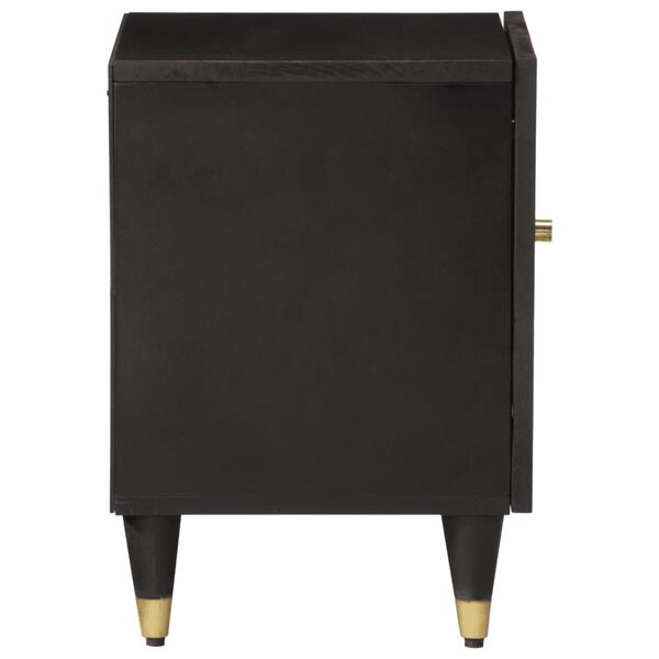 vidaXL Szafka nocna, 40x33x46 cm, lite drewno mango