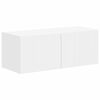 vidaXL Zestaw szafek RTV 4 pcs Biały Materiał drewnopochodny