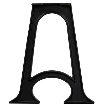 vidaXL Nogi do stołu jadalnianego, 2 szt., kształt litery A, żeliwo