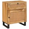 vidaXL Szafka Nocna Naturalny 50 x 33 x 60 cm Drewno z mango