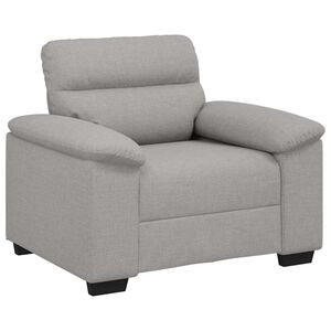 vidaXL Sofa Fotel Cloud Grey 100x81x84 cm Tkanina