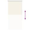 vidaXL Roleta zaciemniająca Off White 80x150 cm Szerokość tkaniny