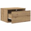 vidaXL Ścienny stolik nocny 2 pcs Dąb rzemieślniczy 50 x 36 x 30 cm