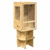 vidaXL Terrarium Brązowy 50 x 50 x 130 cm OSB