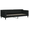 vidaXL Sofa z funkcją spania, czarna, 80x200 cm, obita tkaniną