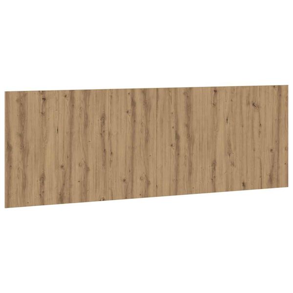 vidaXL Wezgłowie ł&oacute;żka, dąb artisian, 240x1,5x80 cm