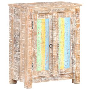 vidaXL Szafka, 61x35x76 cm, surowe drewno akacjowe