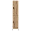 vidaXL Highboard Dąb rzemieślniczy 69,5 x 34 x 180 cm