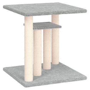 vidaXL Drapak dla kota z platformami, jasnoszary, 50 cm