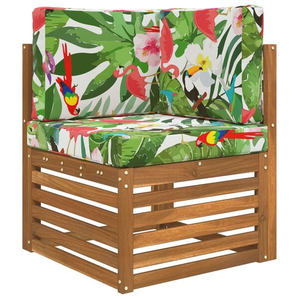 vidaXL Poduszka do sofy na zewnątrz 3 pcs kolorowy Poliester