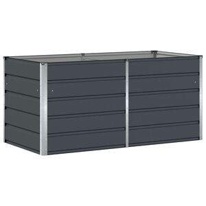 vidaXL Donica Antracyt 160 x 80 x 75 cm Stal
