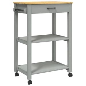 vidaXL W&oacute;zek kuchenny MONZA, 60x40x88,5 cm, lite drewno sosnowe